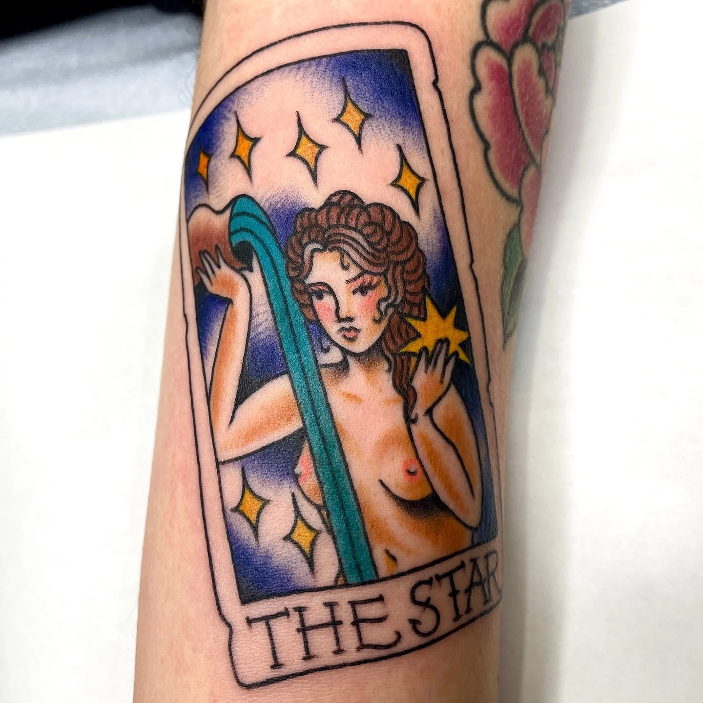 The Star tarot for Quinn, thanks for your continued trust! I&rsquo;d love to do more tarot cards, email me to set up an appointment!