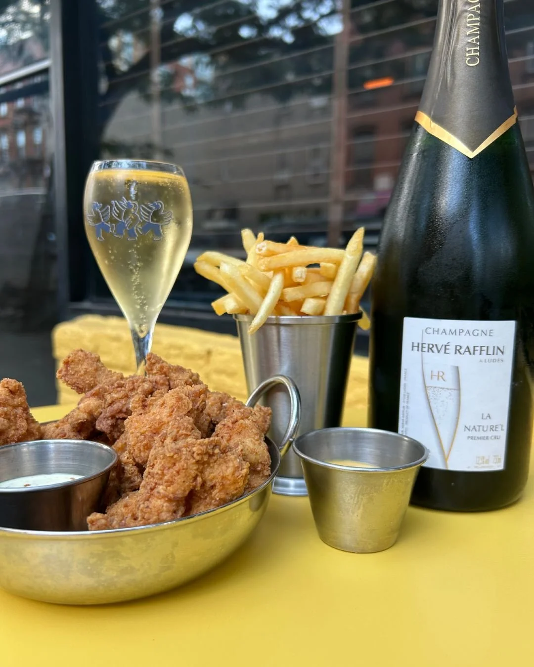 CHampagne and Chicken