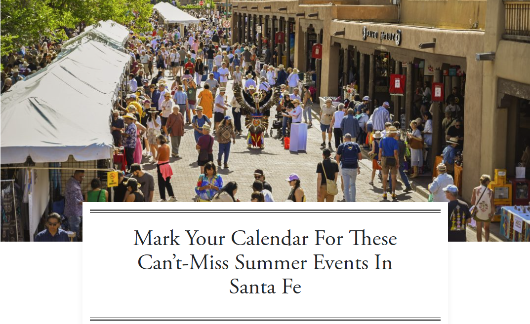 Can’t Miss Summer events in Santa fe