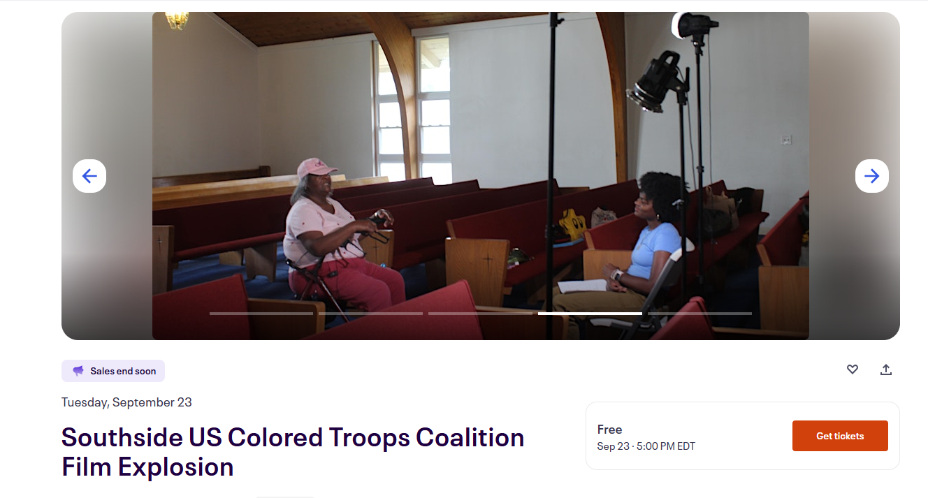 The Southside US Colored Troops Coalition Film Explosion!