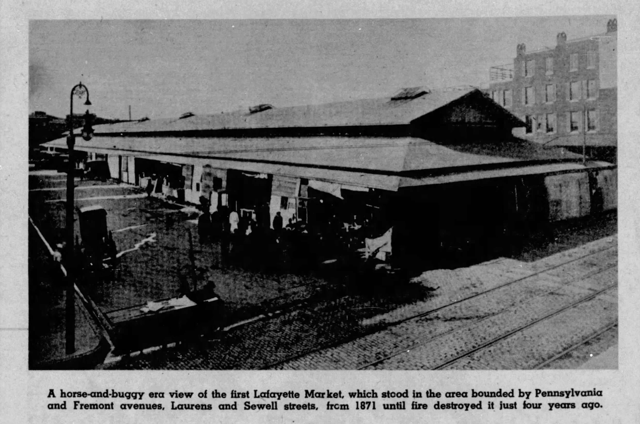 Early 20th Century
The Avenue Marketing originally opened in 1871 as the Lafayette Market.