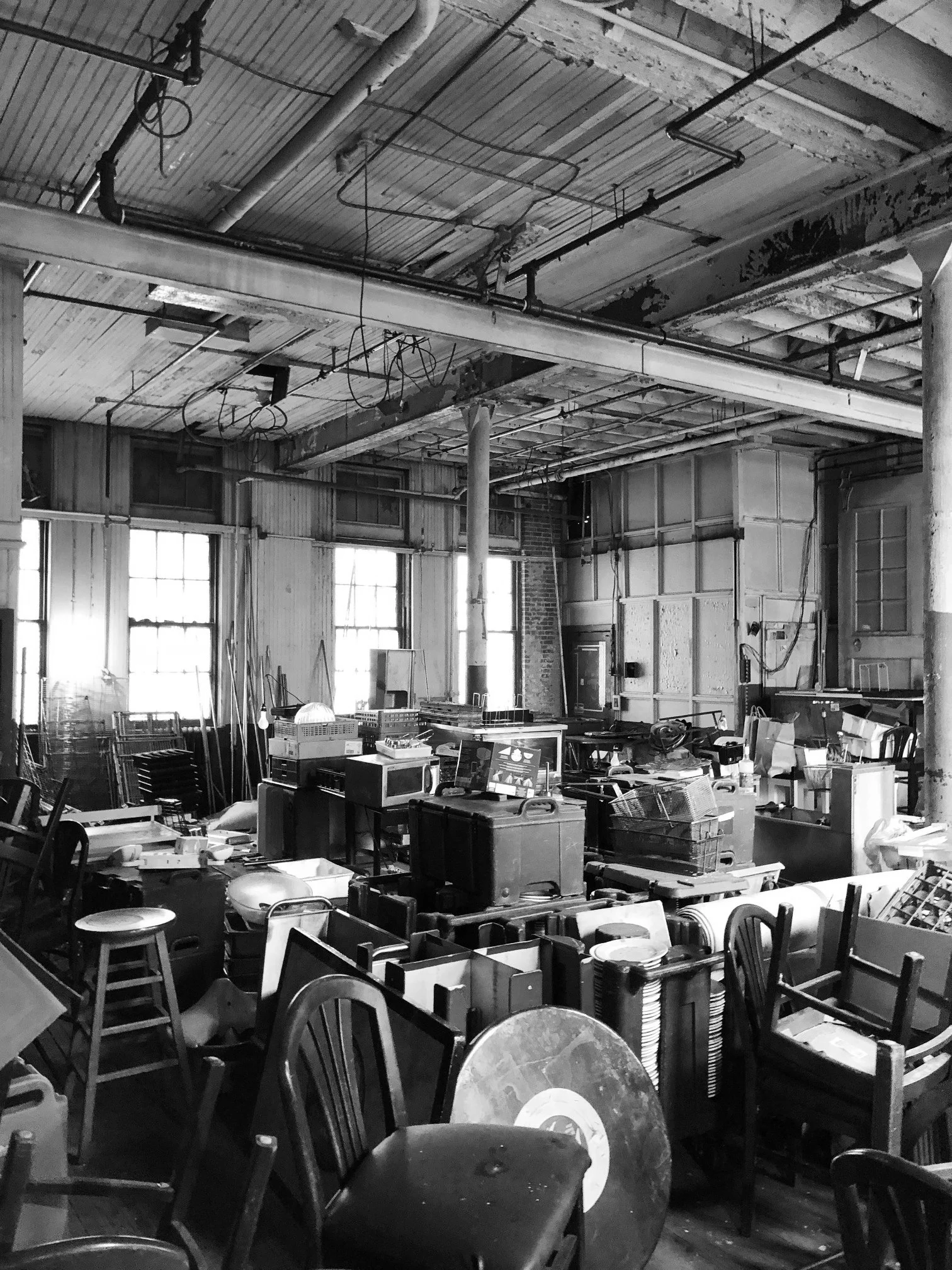 2018
Interiors, existing conditions.