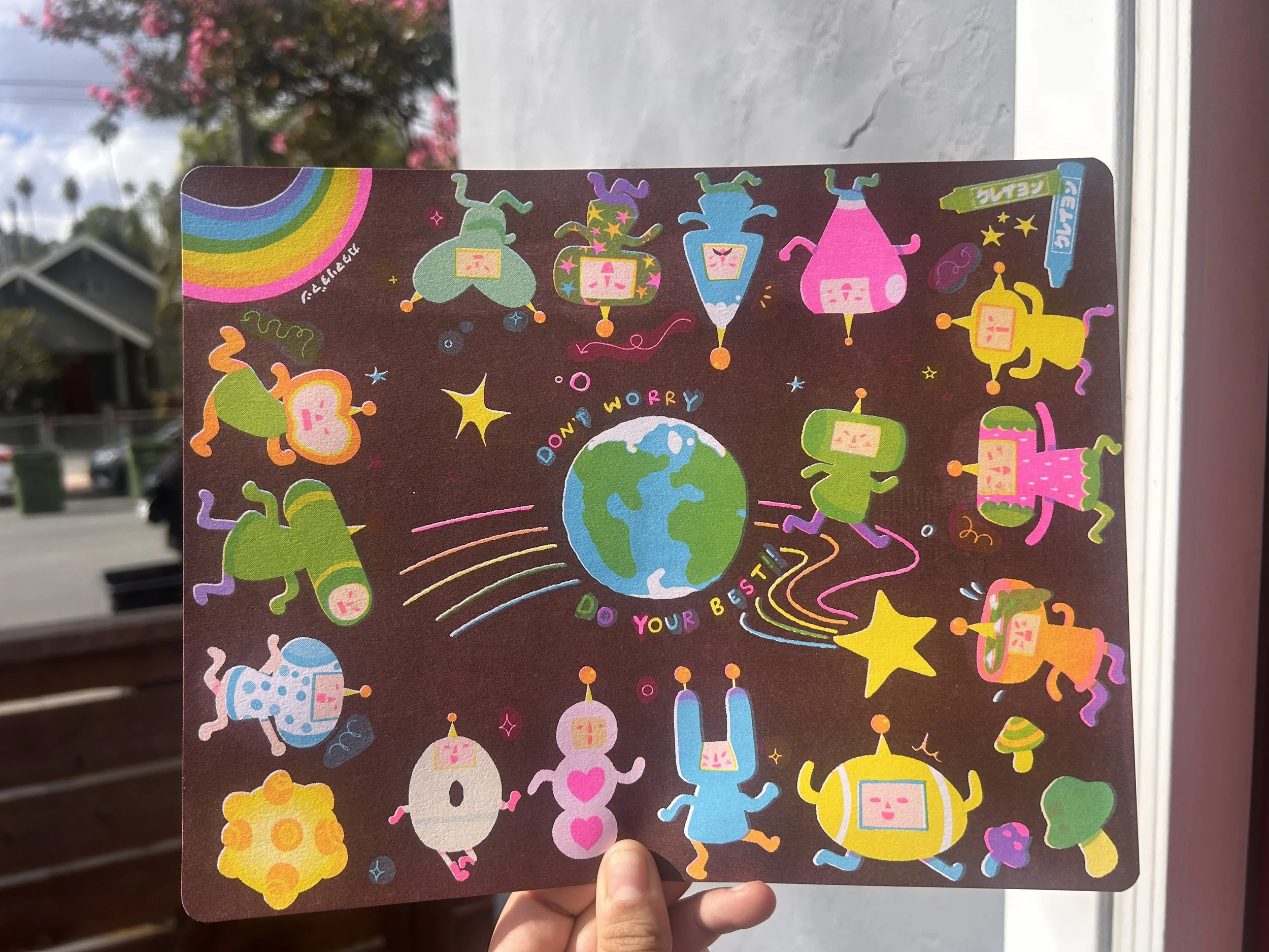 Katamari Damacy Risograph Print