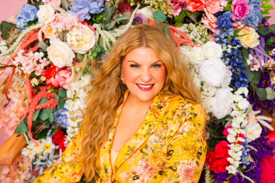 Behind-the-scenes creative direction during personal brand photoshoot