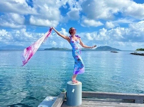 Charla Corn Barrett leading creative direction session for luxury personal brand photography