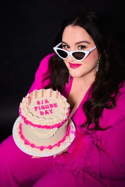 Editorial brand photoshoot in professional studio setting for women founders