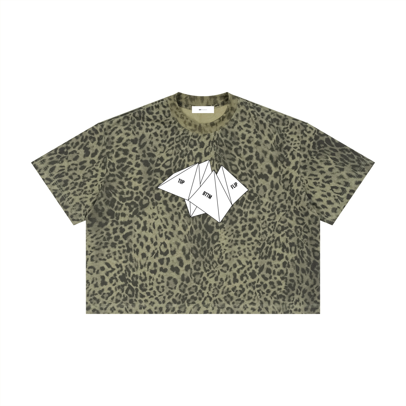 tbv paper fortune _ leopard tee
