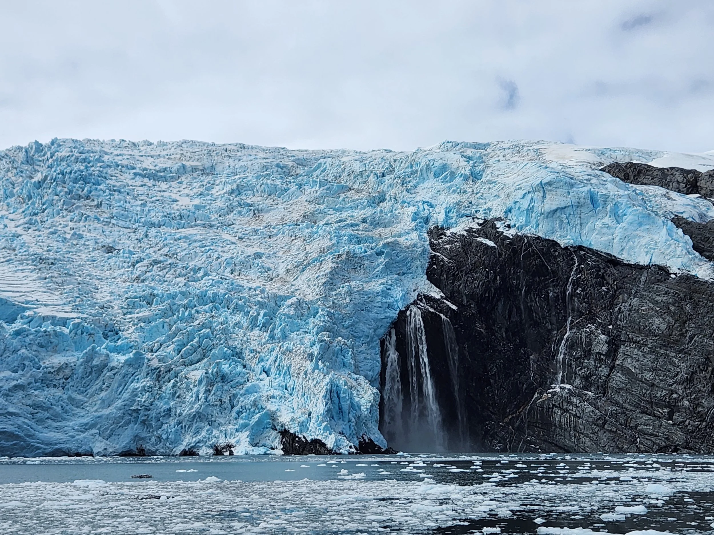 seeing a glacier calve is bittersweet