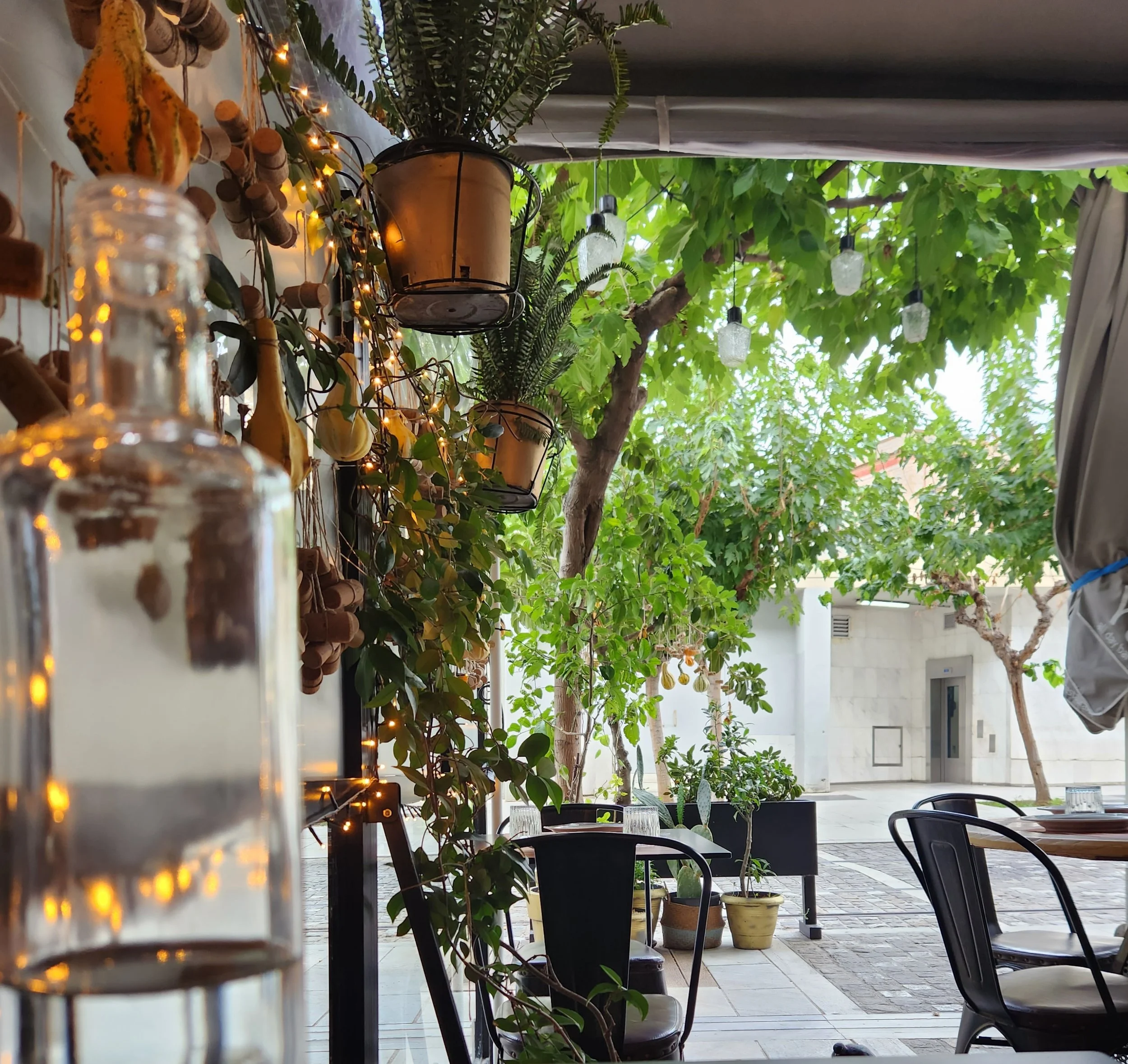 Quaint European cafes
