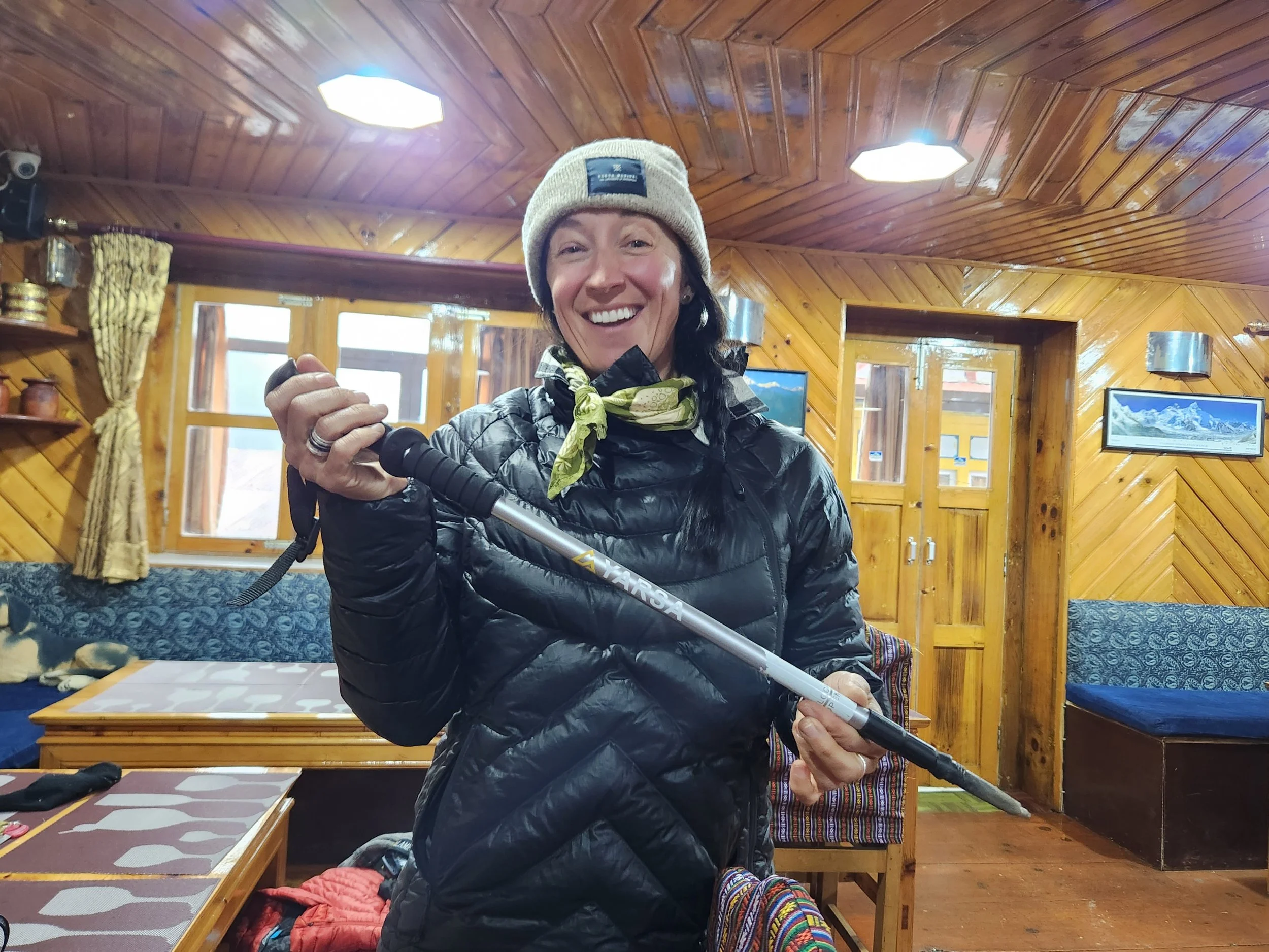 one trekking pole is better than none