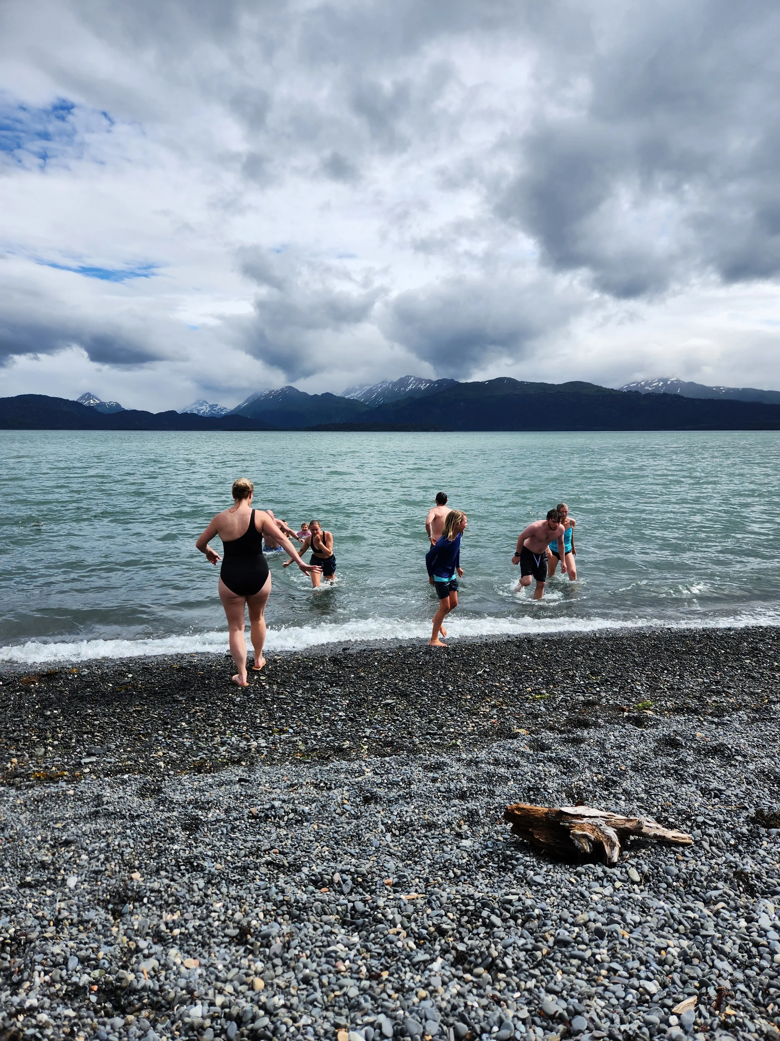 cold plunges whenever you come across water