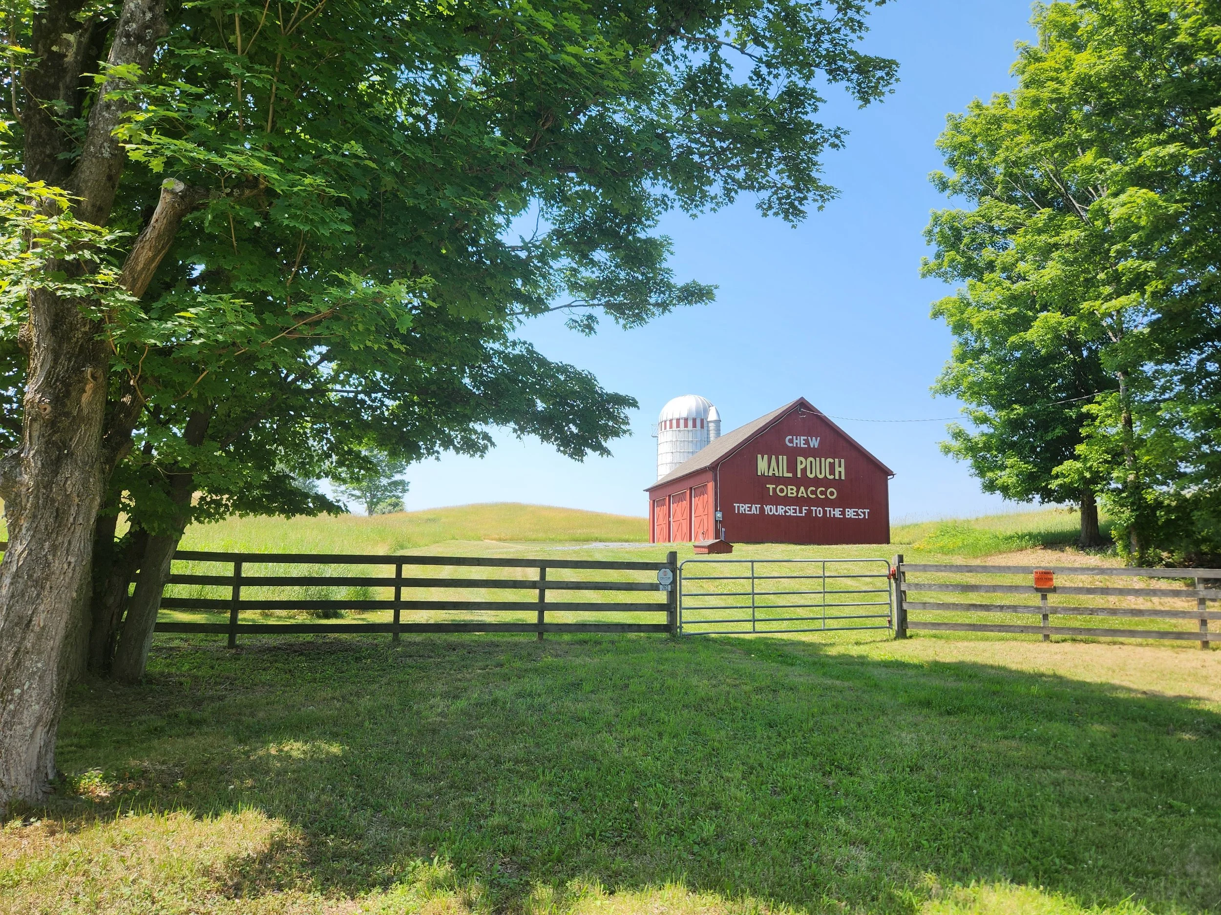 Red Barns with old classic signage