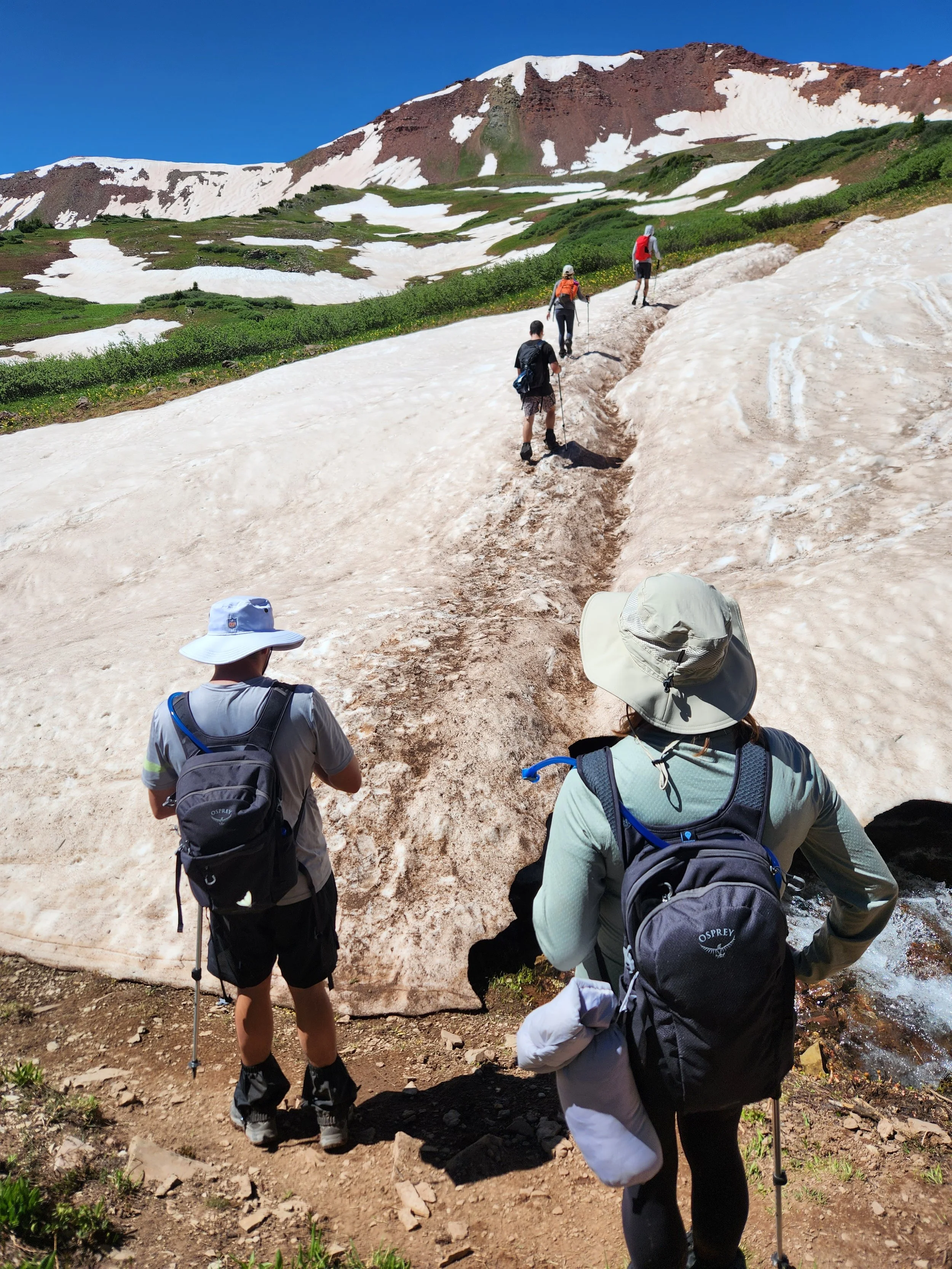 up and over ridge lines 