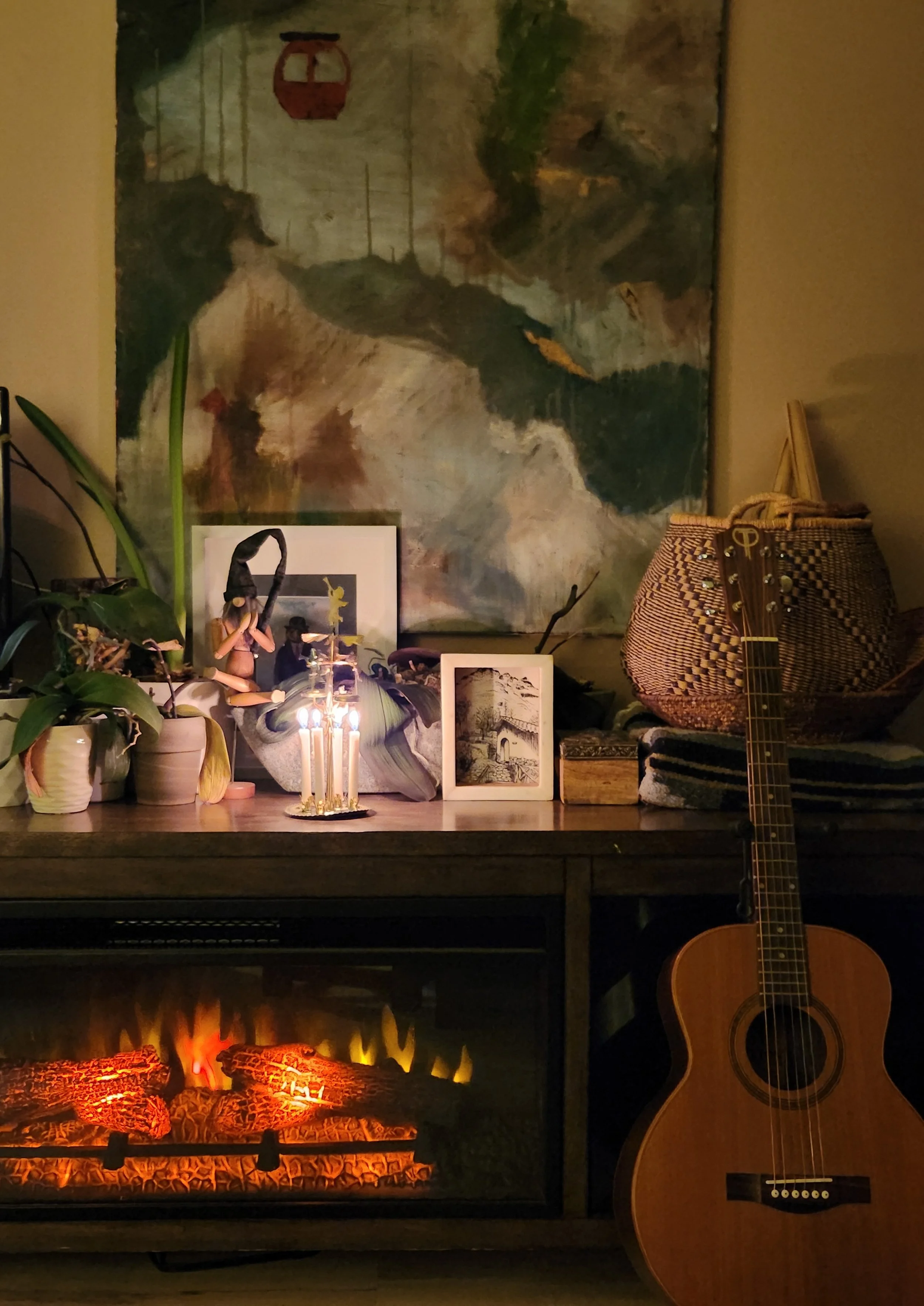 a warm design vignette
