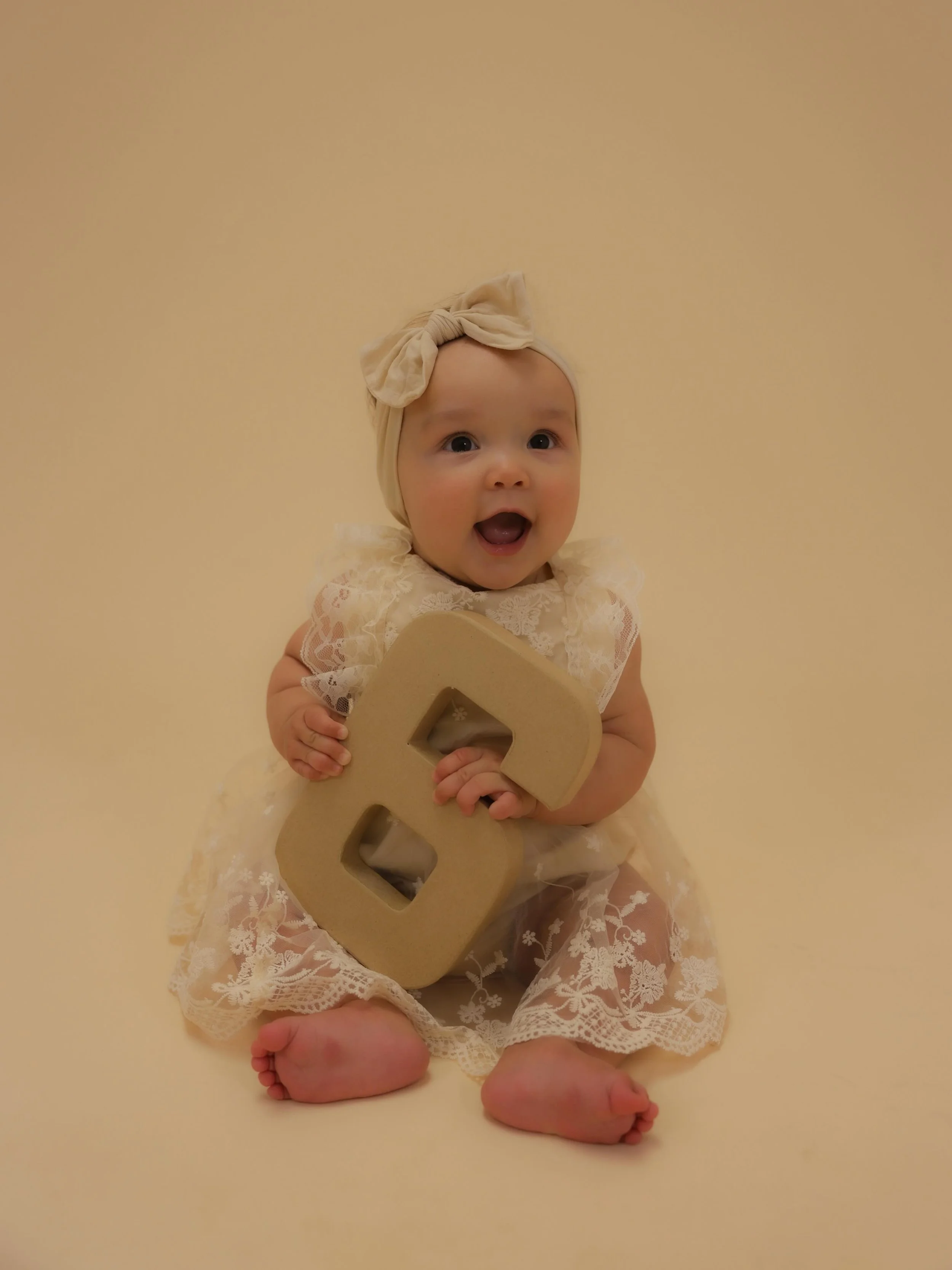 6 months &amp; so cute!!! Sunny girl 💛