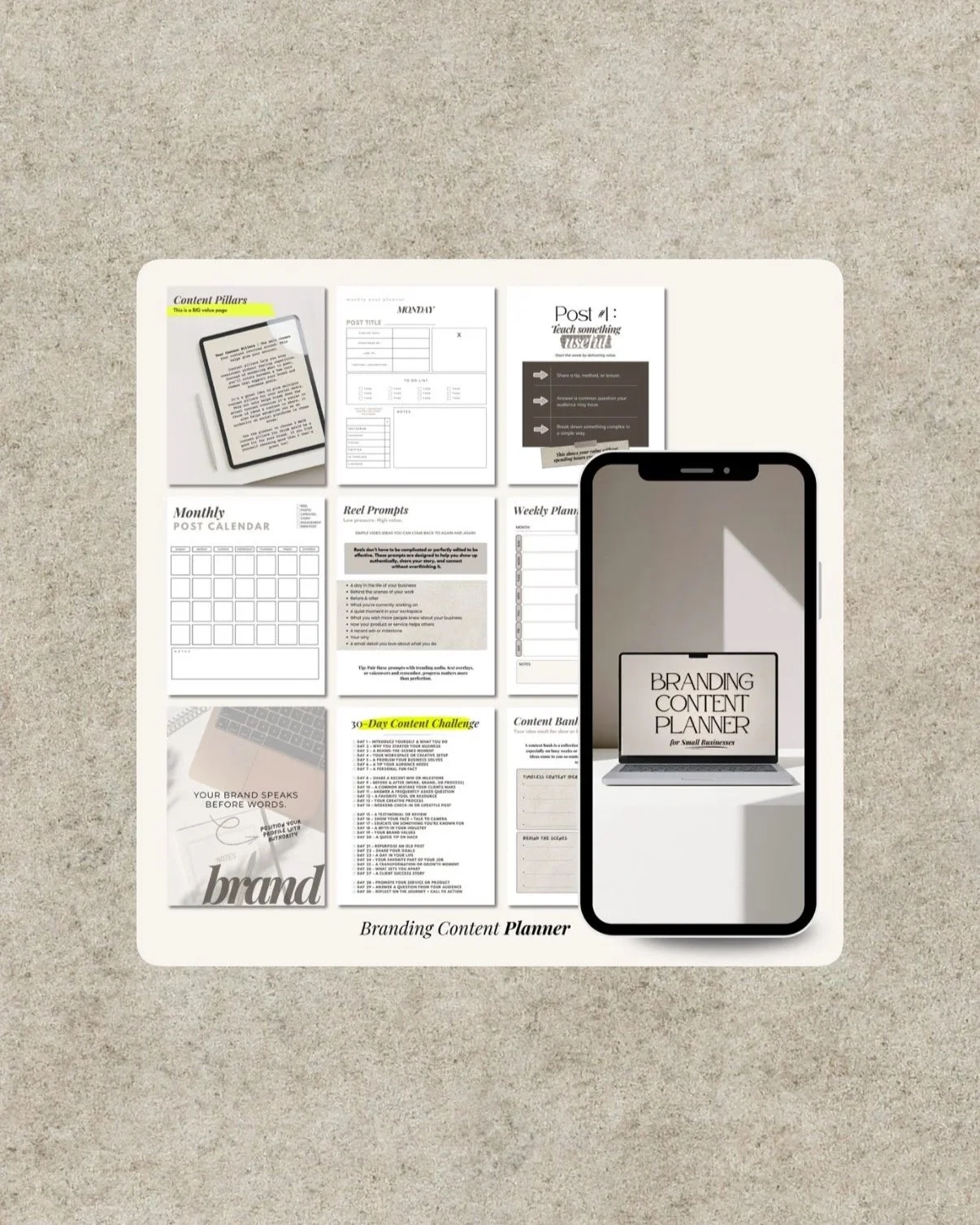 Branding Content Planner