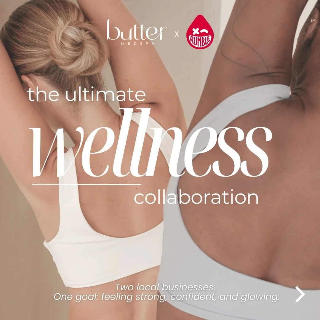 Your routine just leveled up. ✨

Butter Medspa &times; Rumble Boxing Englewood
Because wellness isn&rsquo;t one-dimensional. It&rsquo;s how you move, feel, and show up.

💥 Rumble members receive 10% off Butter Medspa services &amp; skincare products