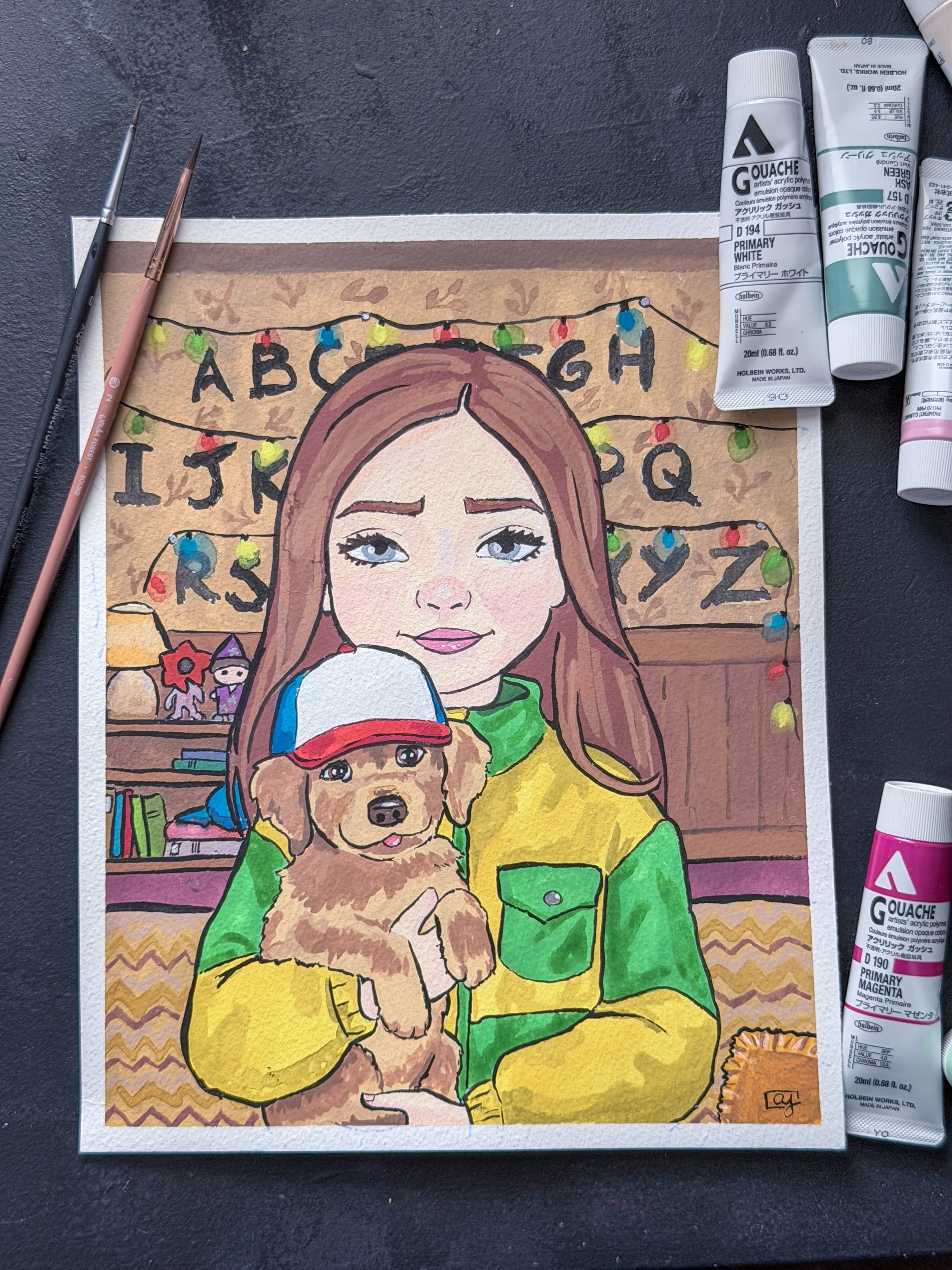 Custom Gouache Illustrations