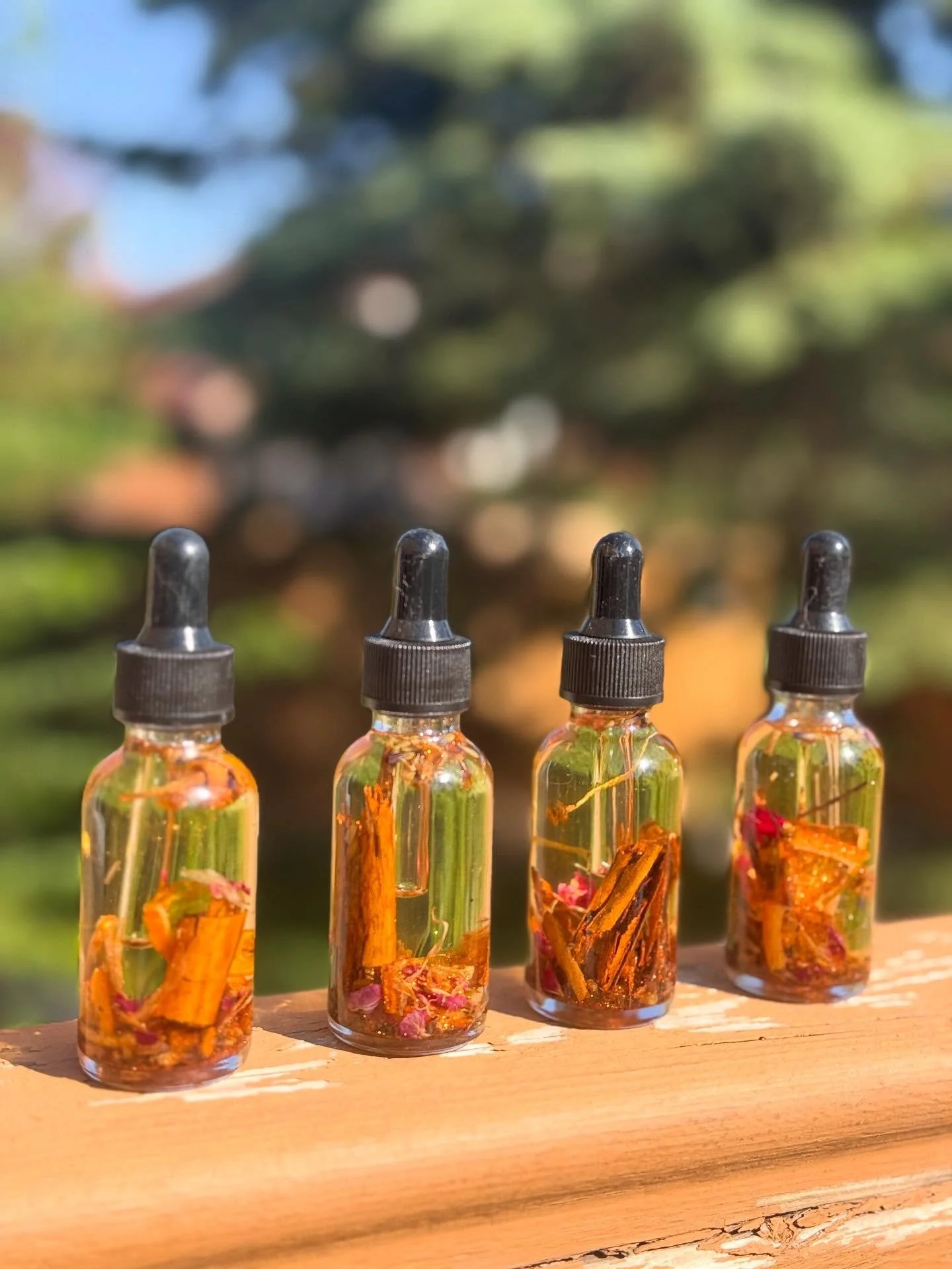 If sunshine and happiness came in a bottle&mdash; on hang on&hellip; now they do.

This anointing oil infused with herbs &amp; crystals associated with positivity &amp; joy is called &ldquo;Catching Sunshine&rdquo;, and it will be available in my Moo