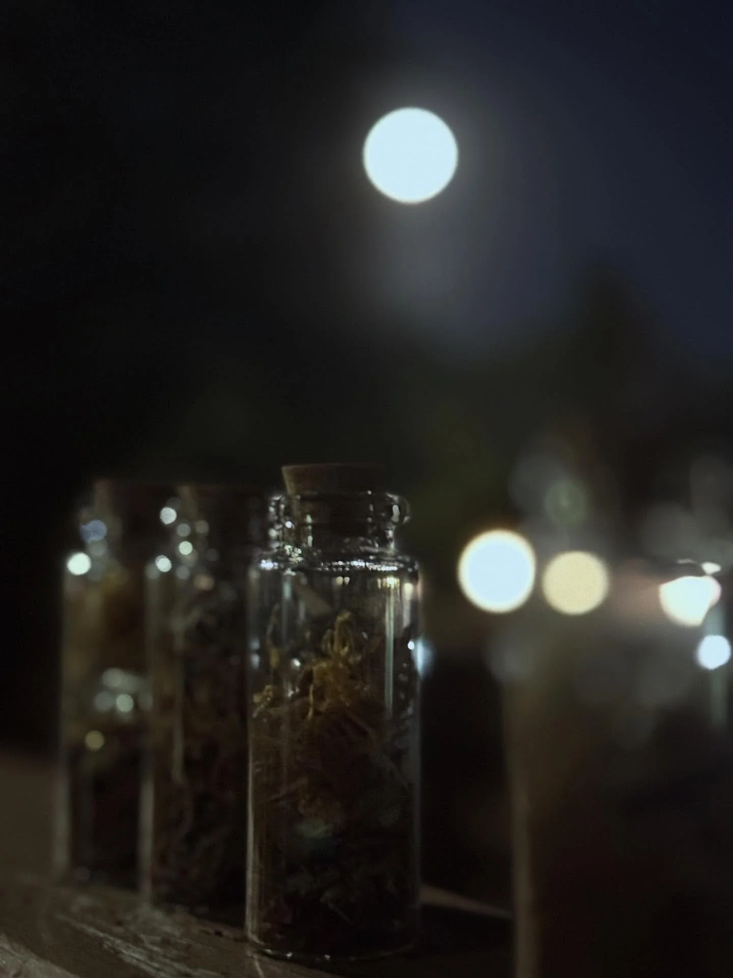 Just some little spell jars charging under the light of the moon&hellip; 🌕✨🔮 

5 days until they&rsquo;re live on my website! 

#moonchildmagic #spelljar #magick #witchcraft #witchstagram #sorcellerie #luckspell #selflovespell #witchesofinstagram #