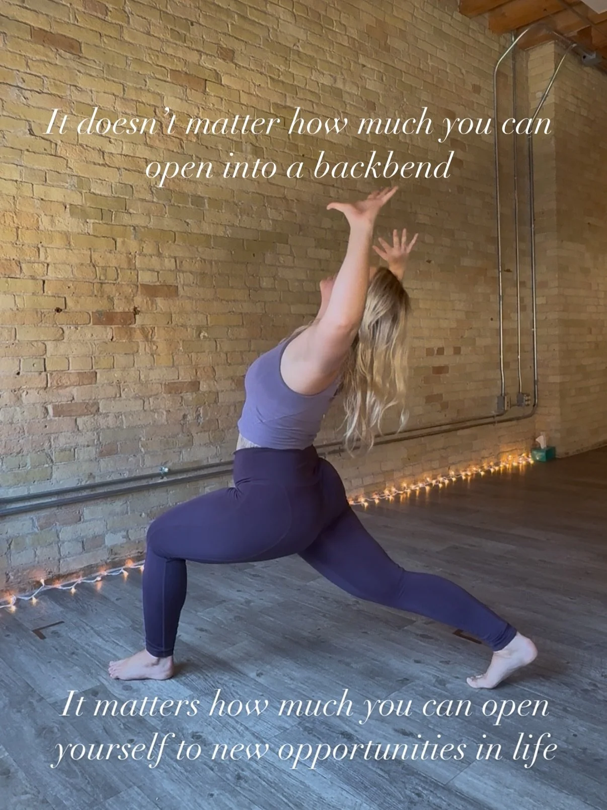 Do you bring the strengths you build in your physical yoga practice into your life? Remember, it&rsquo;s not just about what you do on your mat, it&rsquo;s how you live every day. 

#yogaoffthemat #yogaphilosophy #yogateacher #yogiclifestyle