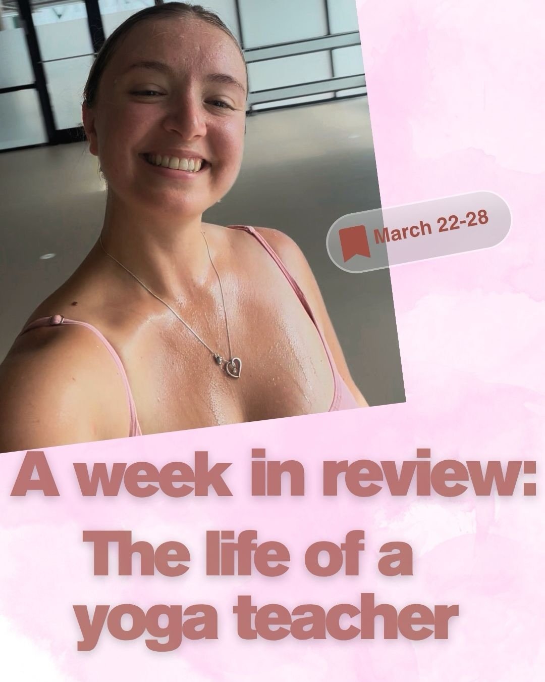 Another week, another recap for you 💗 

This week, in a spiritual sort of spring cleaning, I focused on setting down negative habits and energy draining things, such as watching tv and spending too much time on my phone and social media. And in sett
