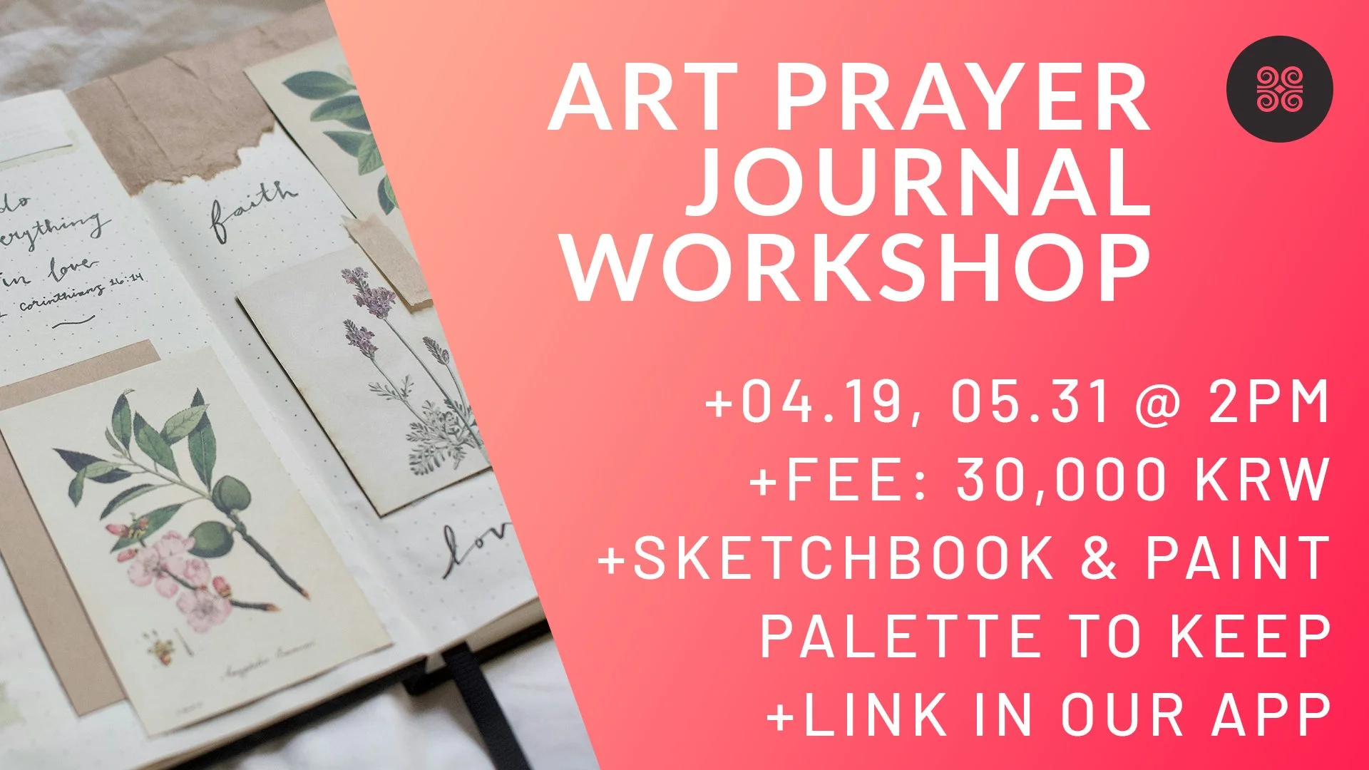 Art Prayer Journal Workshop