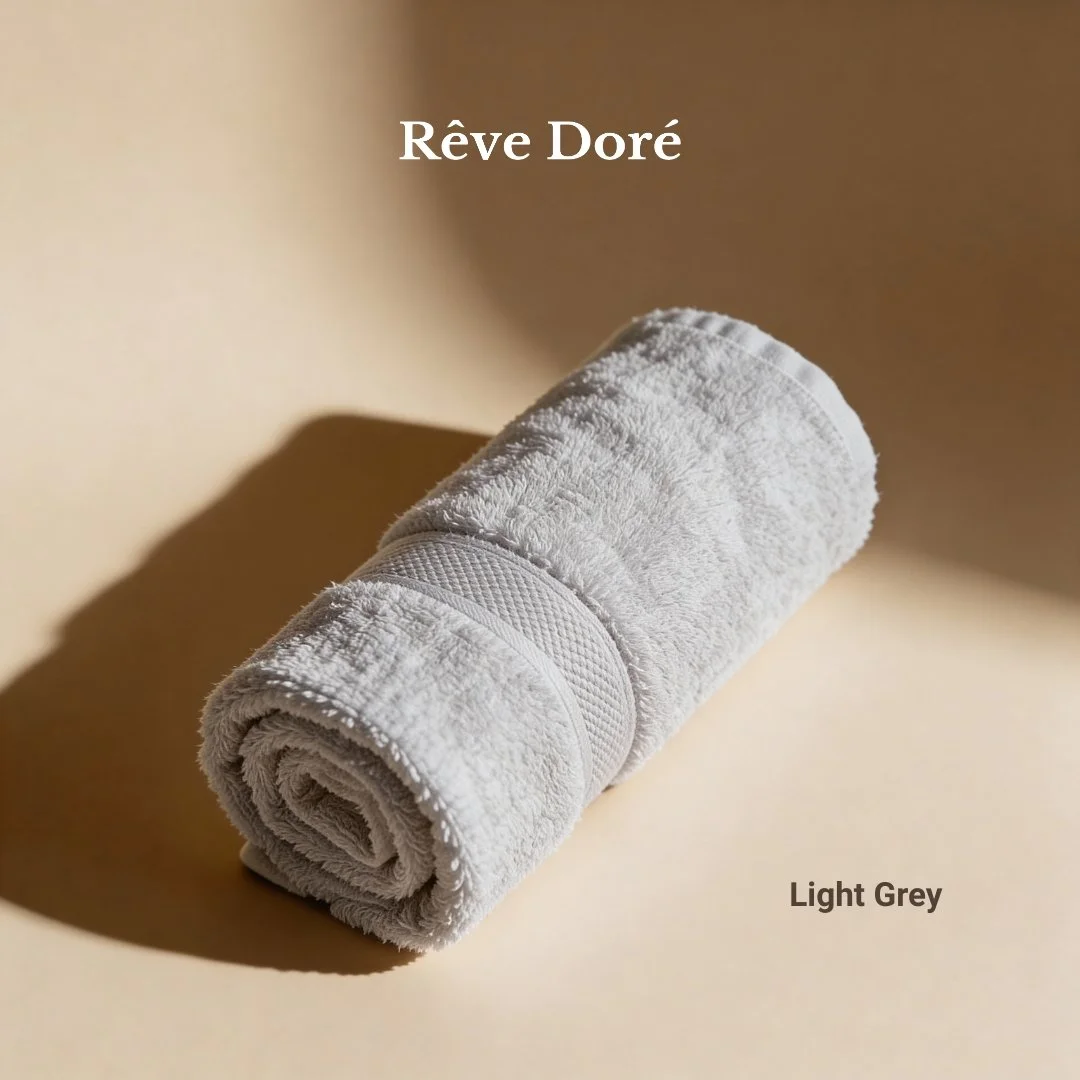 Reve Dore Classic Bamboo Ultra-Absorbent 500gsm Bath Towel - Quick Dry | Home & Gym Towel | Hand Towel - Solid/Check Pattern - Multi Colour