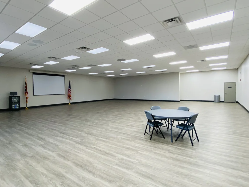 Professional seating in the Conference Room at Tower Event and Conference Center in Marietta, Ohio