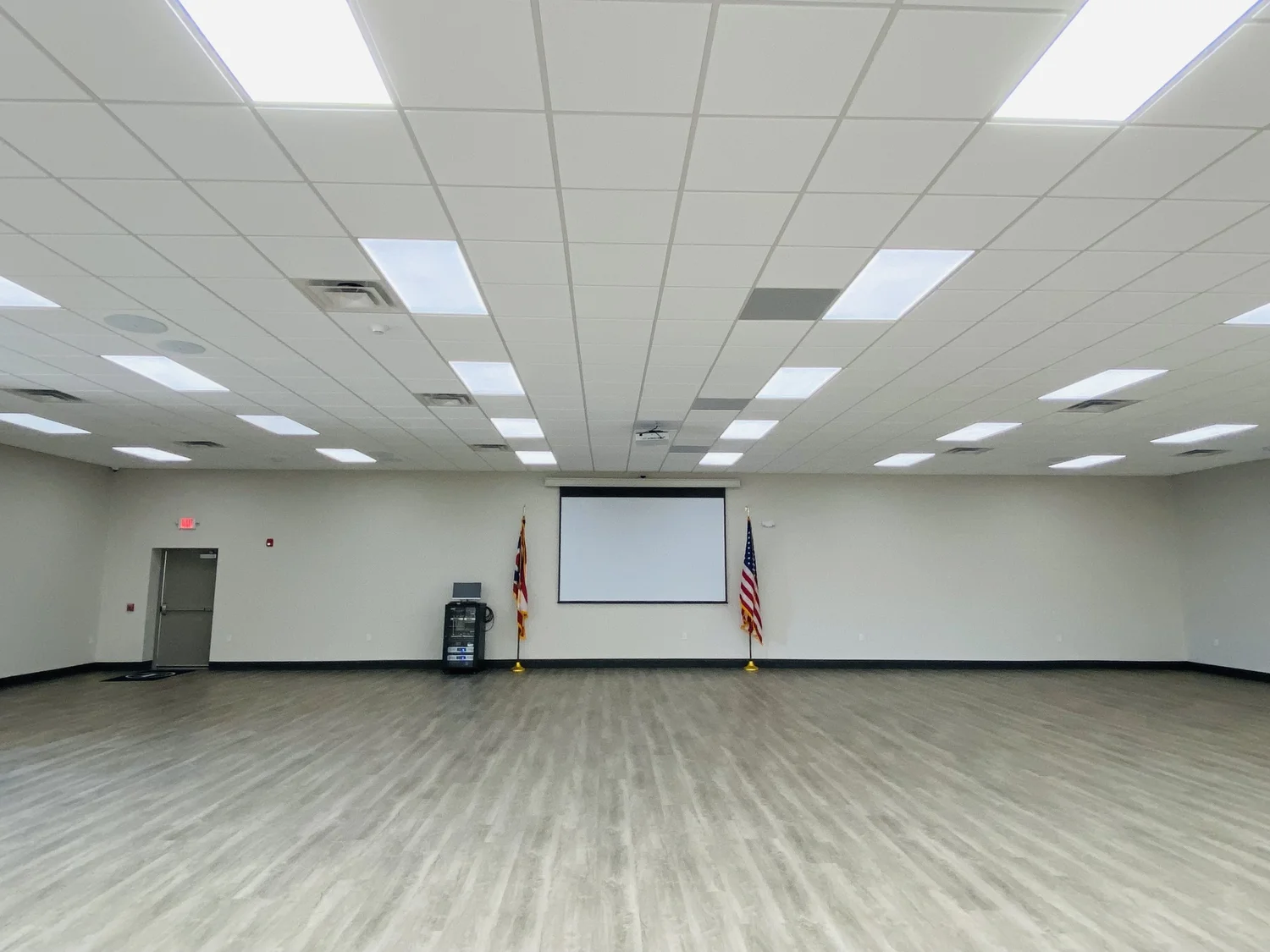 The Conference Room set for a meeting at Tower Event and Conference Center in Marietta, Ohio