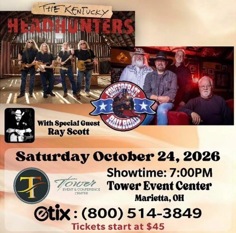 The Kentucky Headhunters and Confederate Railroad Live in Marietta, Ohio. Here Is What You Need to Know.