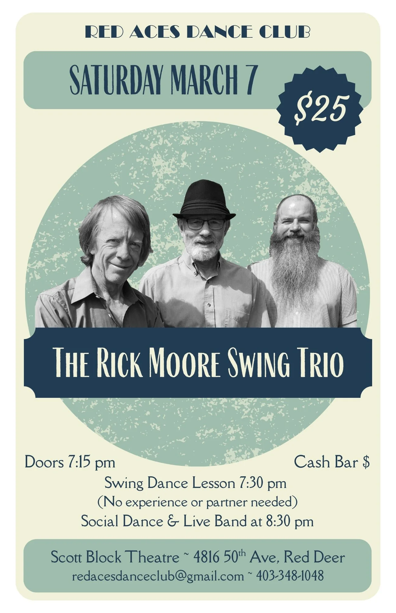 Red Aces Social Dance: The Rick Moore Trio