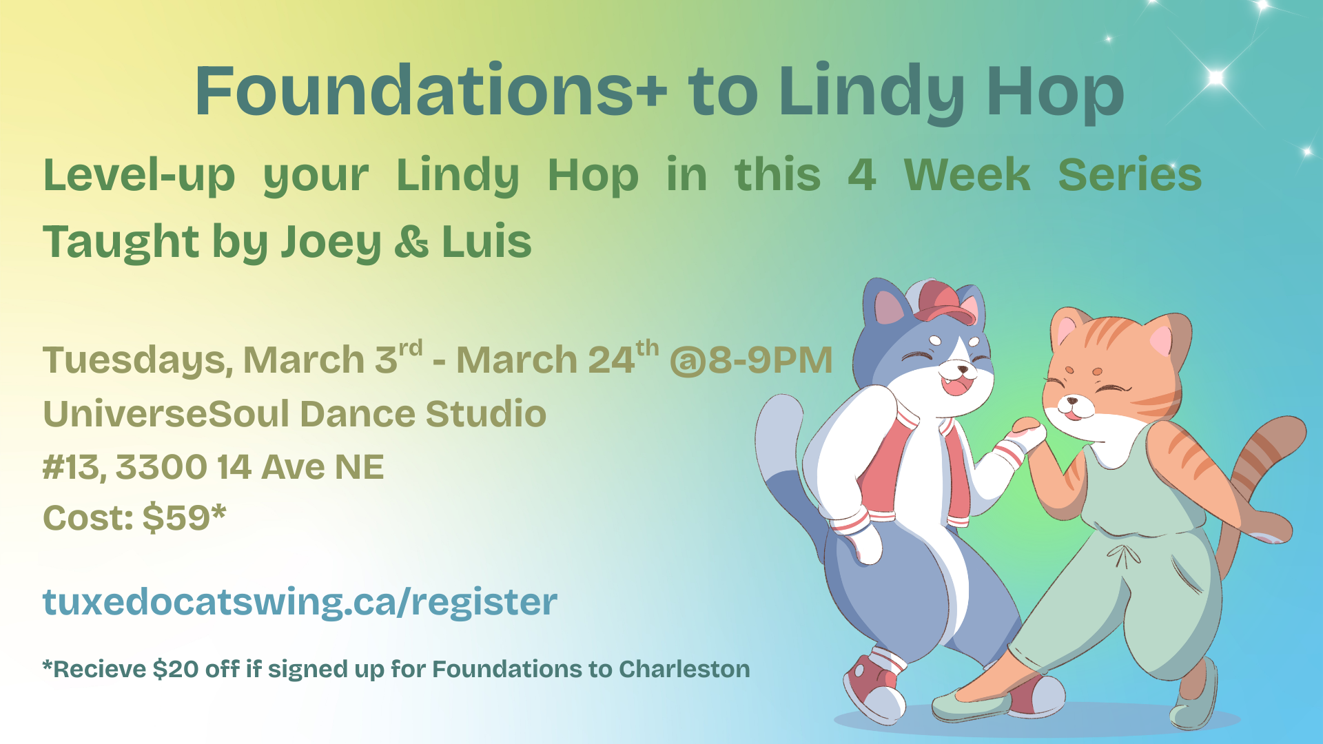 Foundations+ to Lindy Hop - Week 4