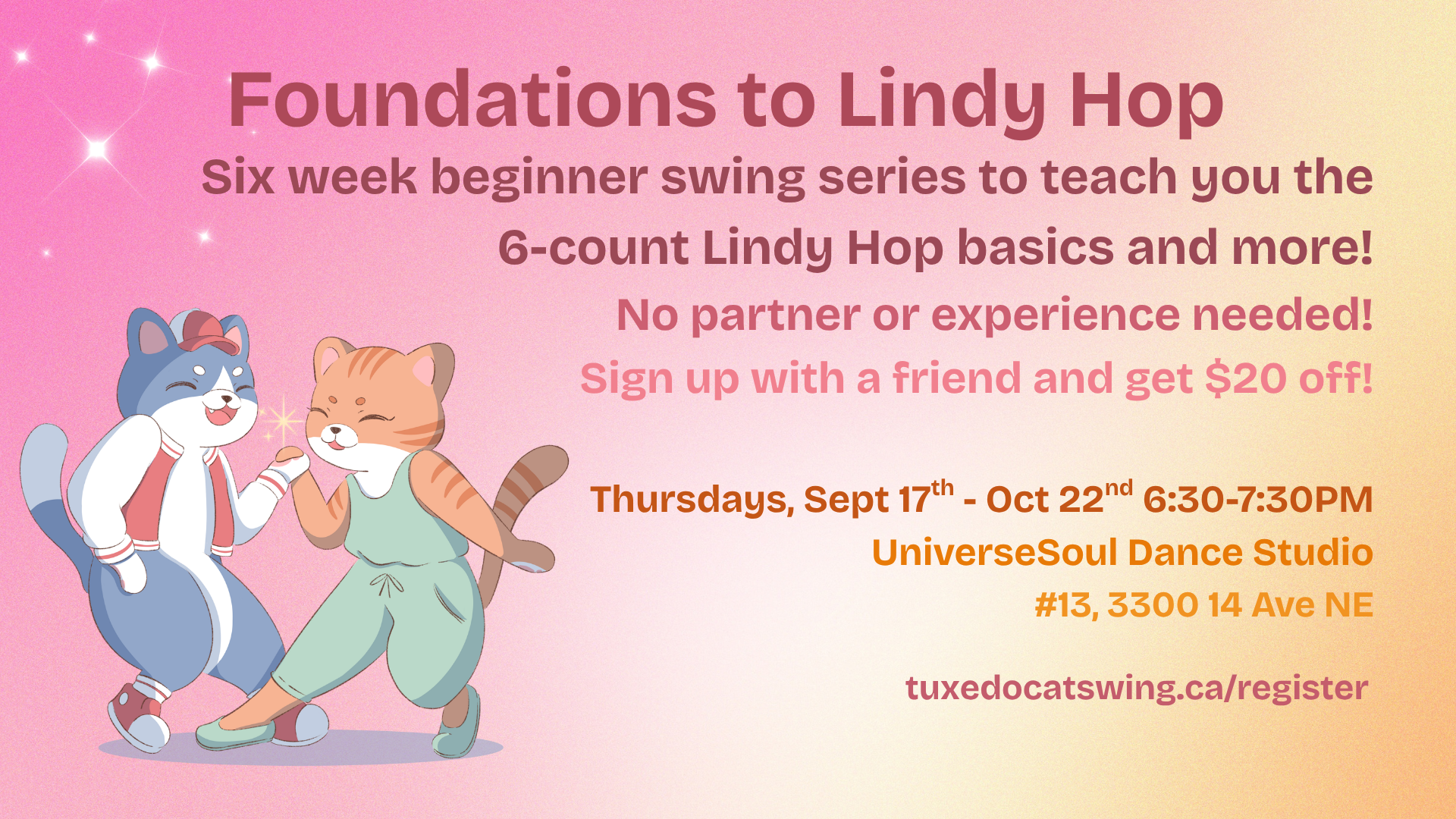 Foundations to 6-Count Lindy Hop (Week 3)