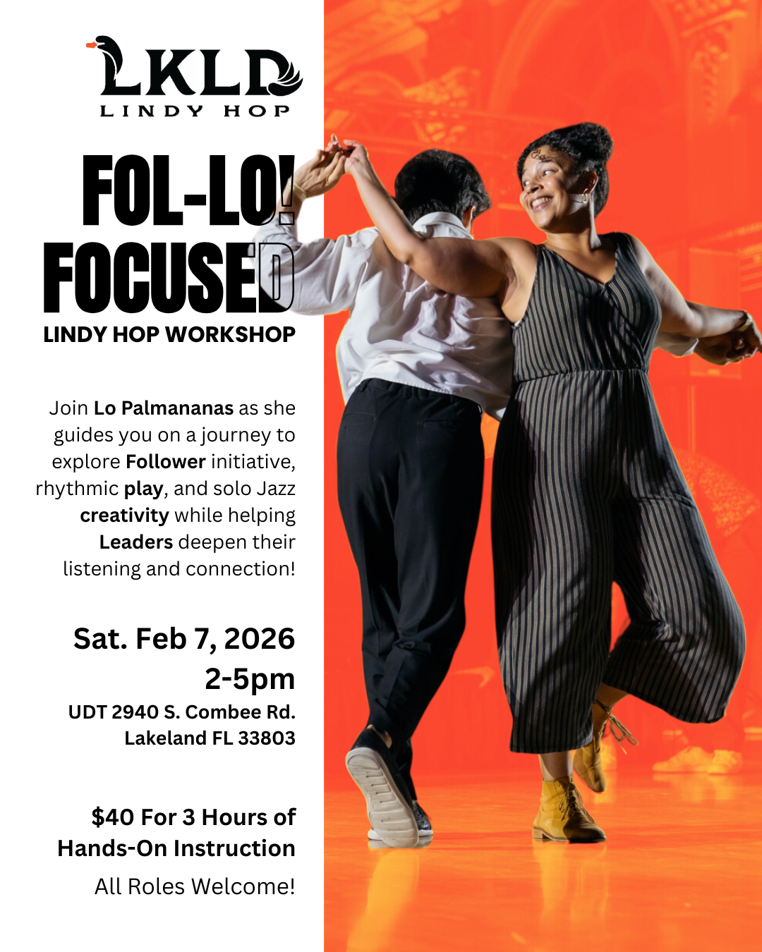 Fol-Lo! Focused Lindy Hop Workshop