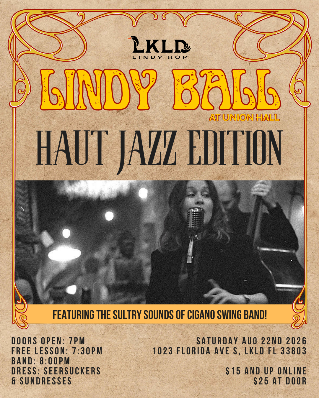 LINDY BAll at Union Hall: Haut Jazz Edition