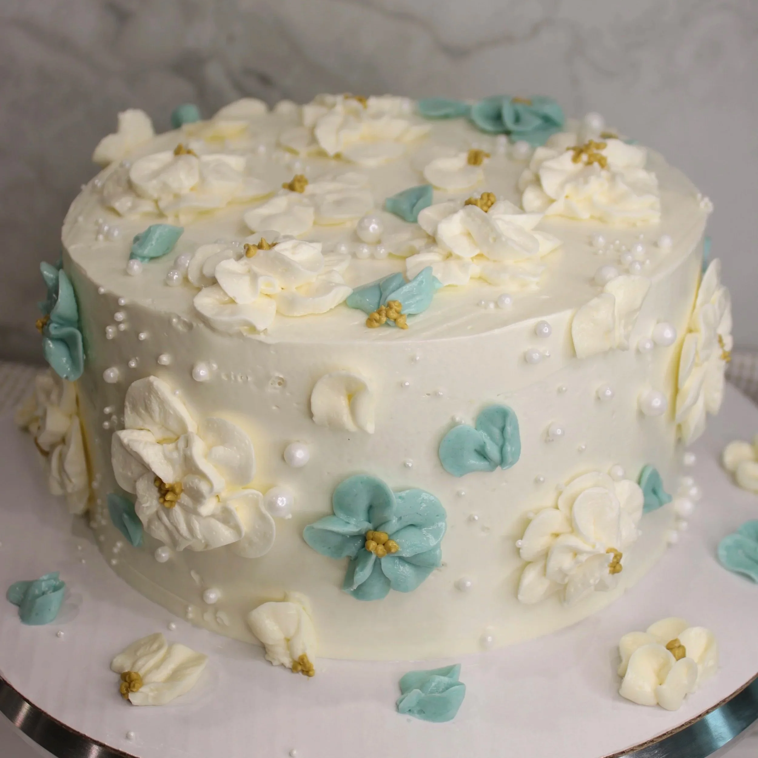 Floral Wedding Cake