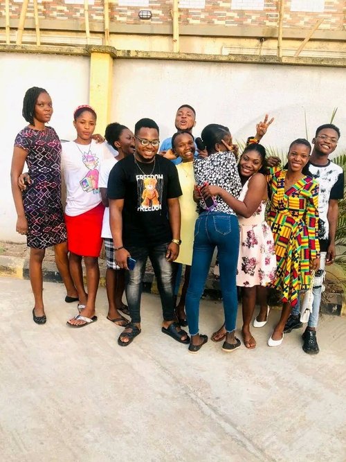 Twayne Safe Haven members gathered warmly