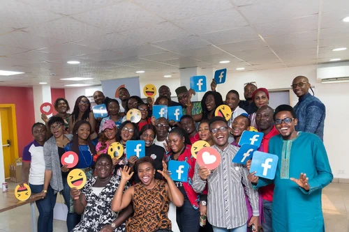 Sammie at Facebook Community Leadership event