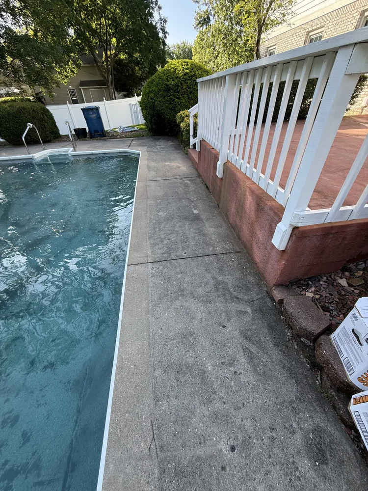 PureShine pressure washing job