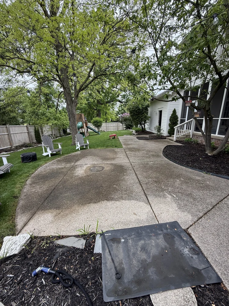 PureShine pressure washing job
