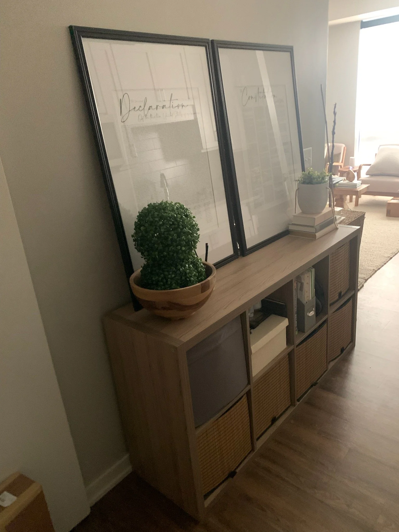 Ikea Bookcase/Entertainment Center: $100