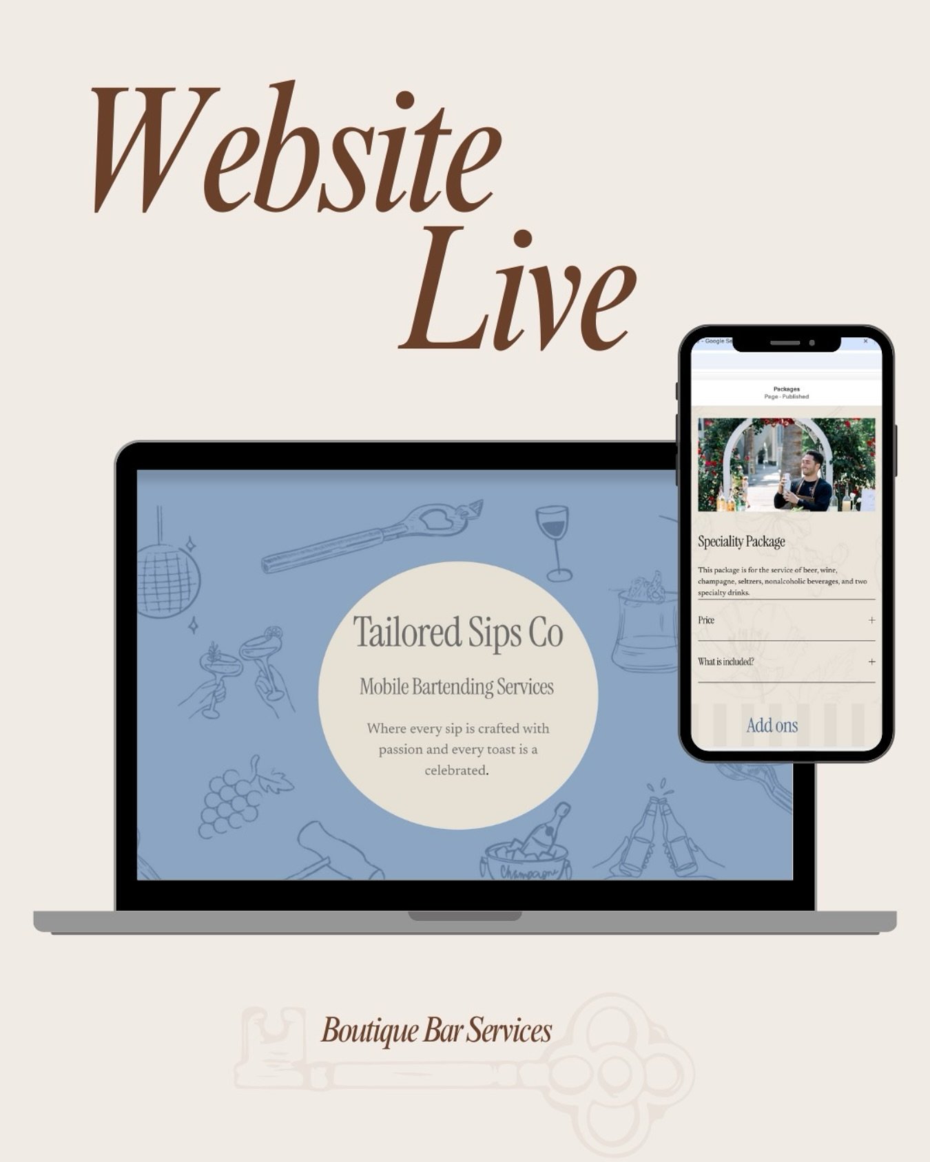 It&rsquo;s official we are live! We are here to bring a French inspired bartending mix to Northern California. We strive on premium cocktails that can be just as tasteful as cocktails. We are here to bring great customer service and have you be stres