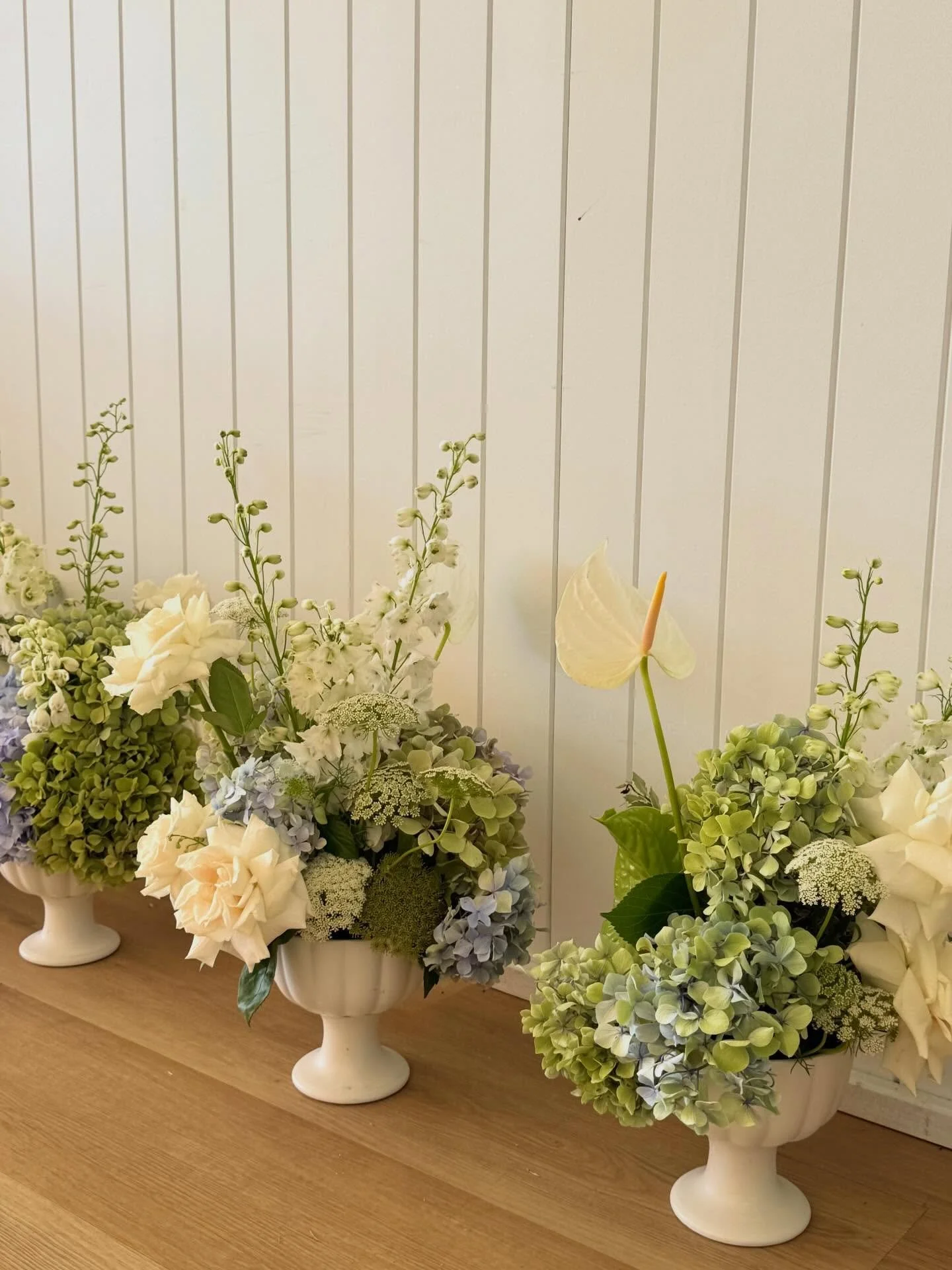 Garden inspired for Claudia and Paddy 🩵🤍