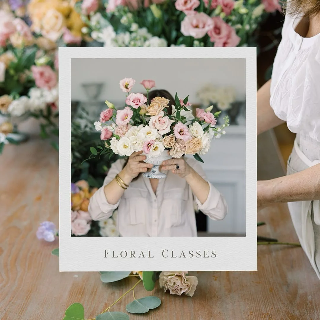 🤍 Small Groups or Private Floral Classes now Available 🤍

I started offering floral design classes for beginners for small groups (8-10 guests preferred)  or a totally private experience with one-on-one sessions. 

Perfect for your next corporate r