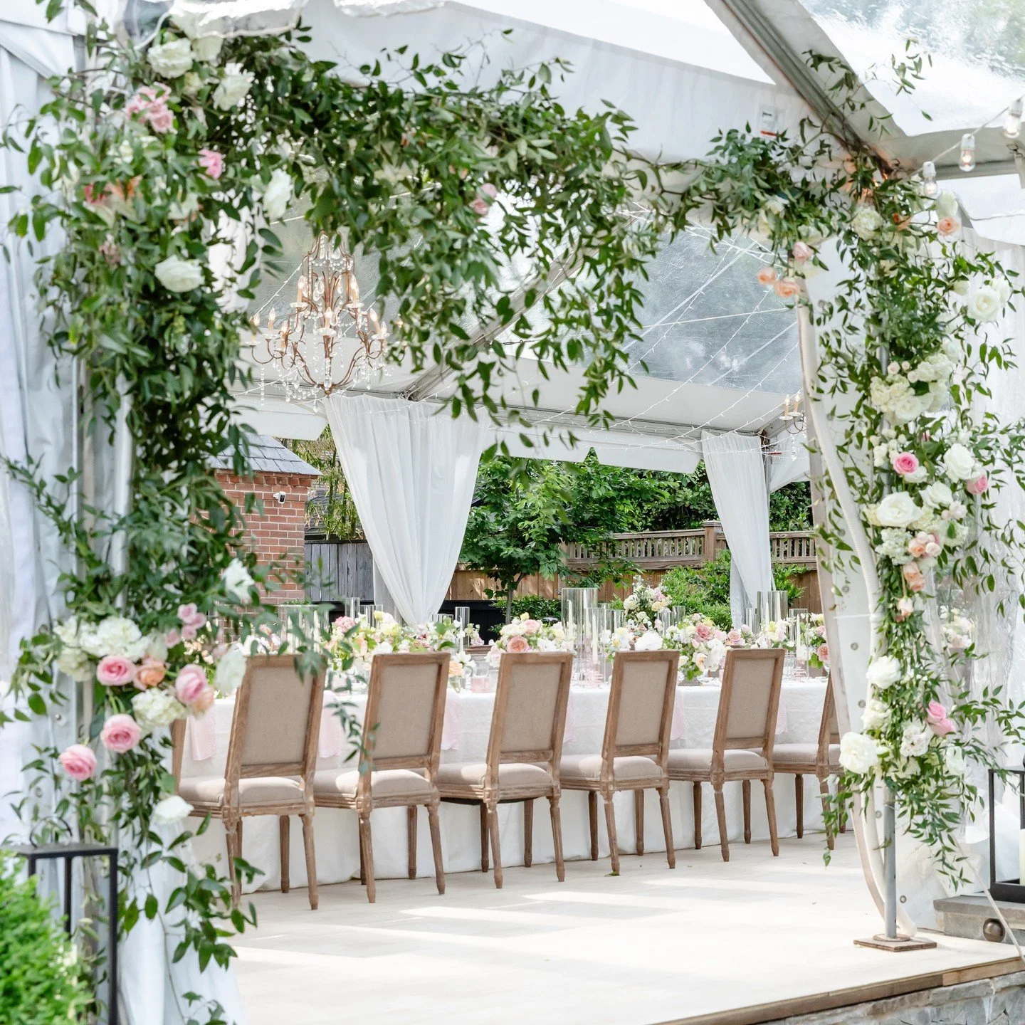 Hosting your wedding in your family home : this Alexandria private estate was the perfect setting for T &amp; K's wedding last May. 

The personal and emotional connection to the space made this wedding so unique. We tailored the decor to the existin