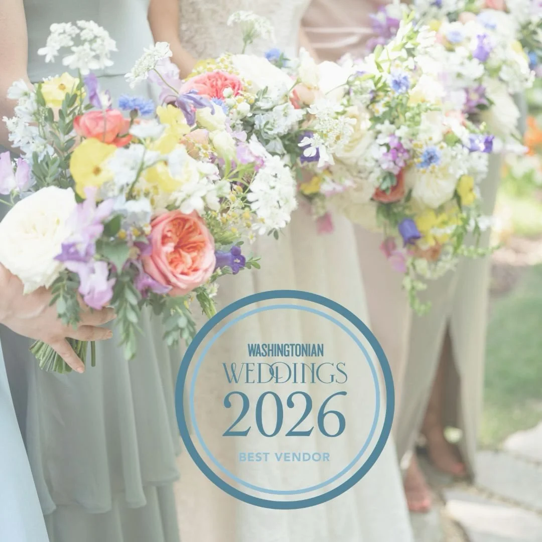 Excited and grateful to be recognized by peers and media as a top vendor for my floral work by @washingtonianweddings again this year.

It is an honor working with amazing vendors in this area and to be trusted by clients and planners to make your dr