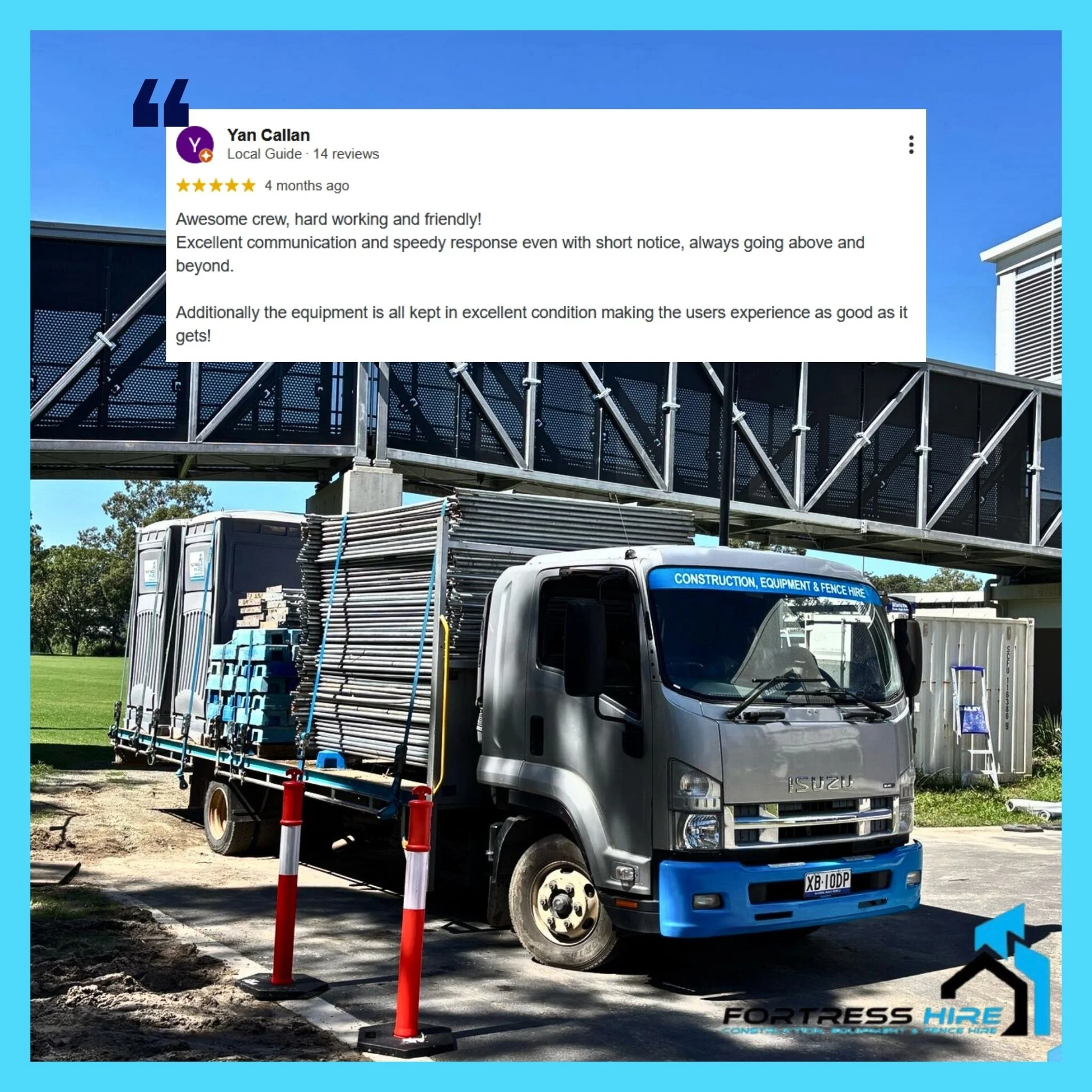 Customer feedback like this keeps us moving! 🚛💙

At Fortress Hire, we take pride in our hardworking crew, quality equipment, and outstanding customer service.

#fortresshirereviews  #happyfriday