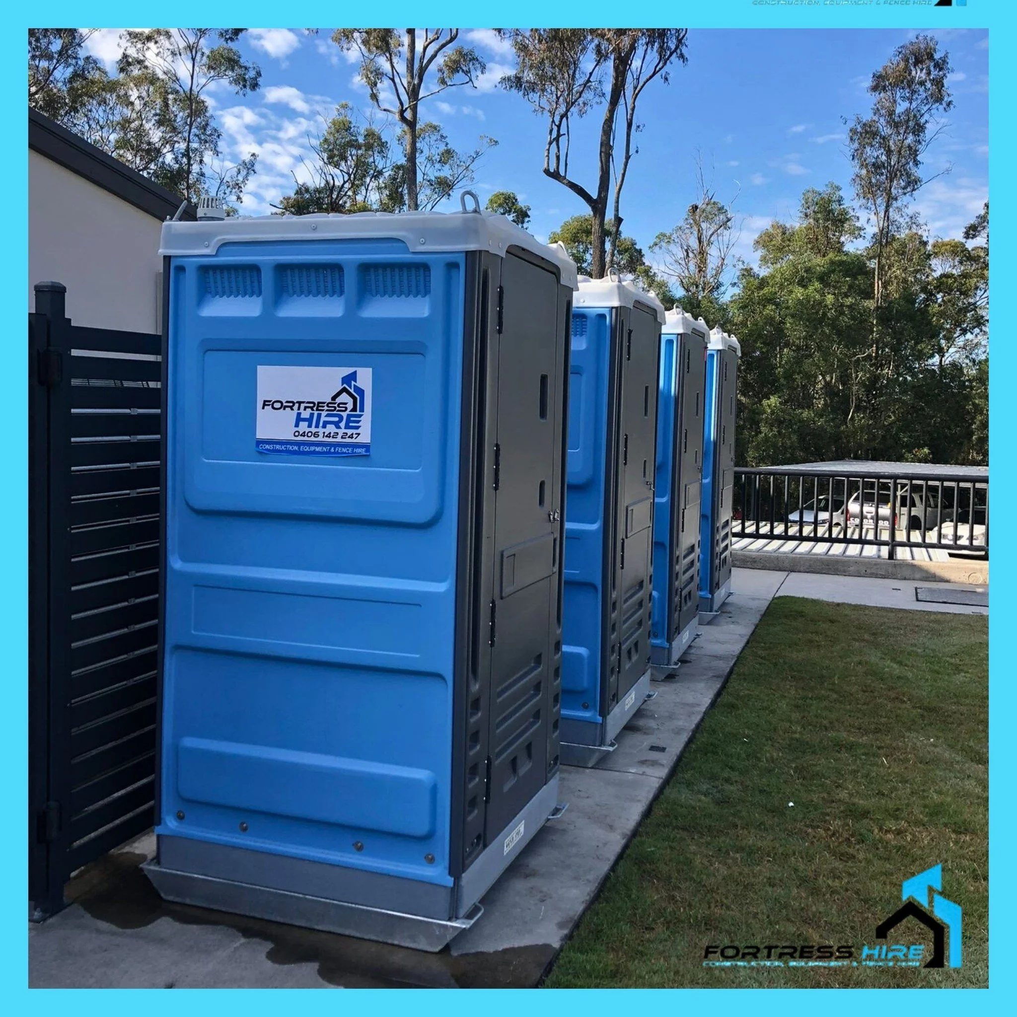 Holiday rush? We&rsquo;ve got you covered ✨ 

Portable toilets serviced and ready for the Christmas season. 🎄

Give us a call or email to grab a quote or book in 👇
📞0406 142 247
📧bookings@fortresshire.com.au