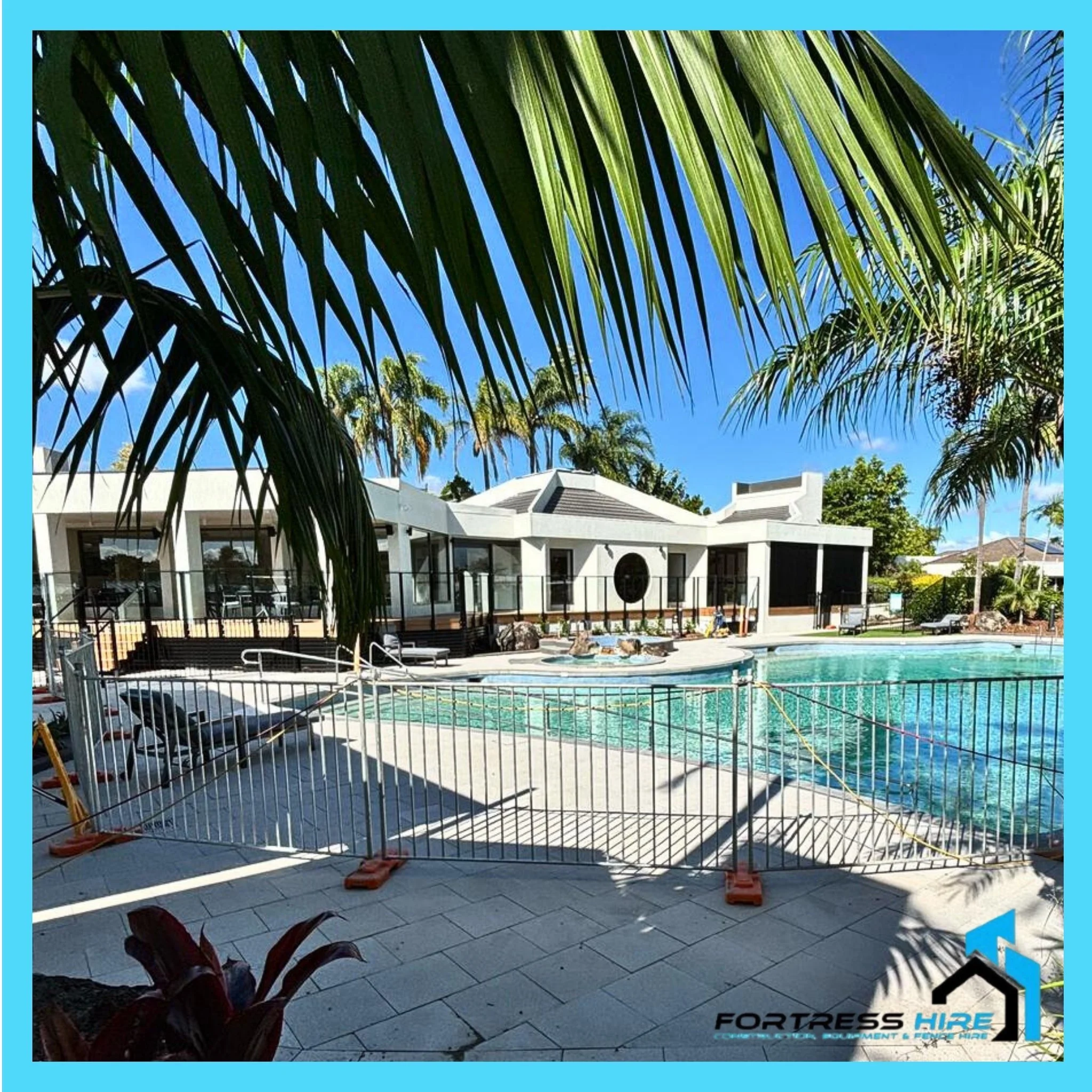 Temporary pool fencing done right ✔️

Keeping the area safe, compliant, and worry-free while works are underway. 

Get in contact today!
📞0406 142 247
📧bookings@fortresshire.com.au